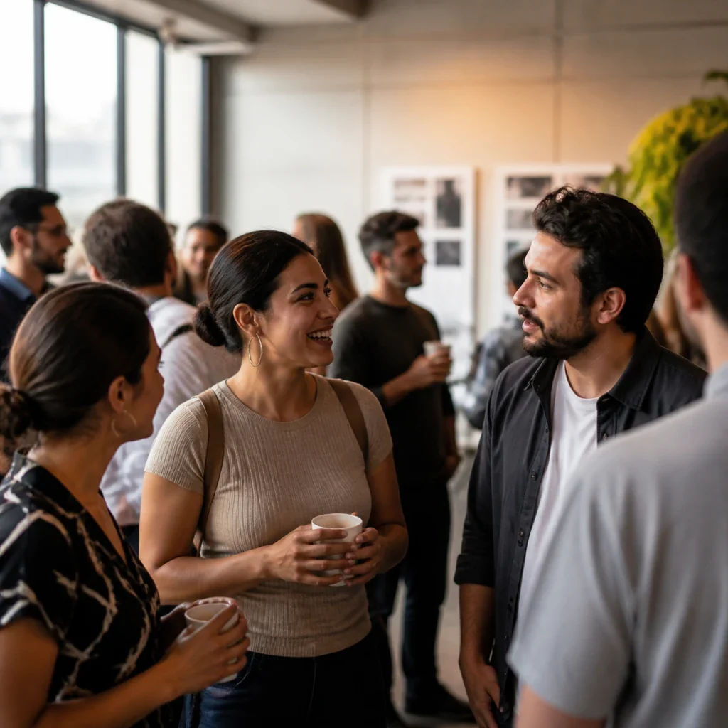 Asistir a un Meetup o Evento Social