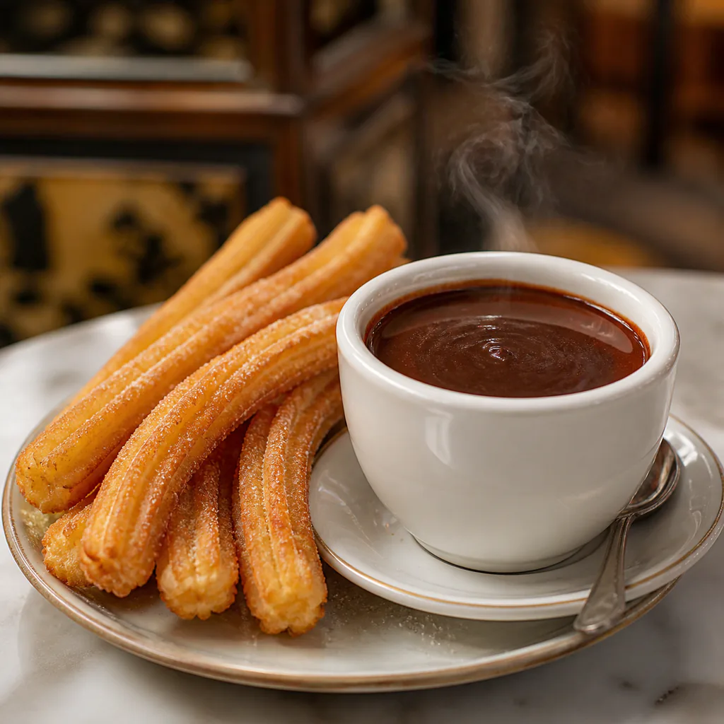 Churros con Chocolate