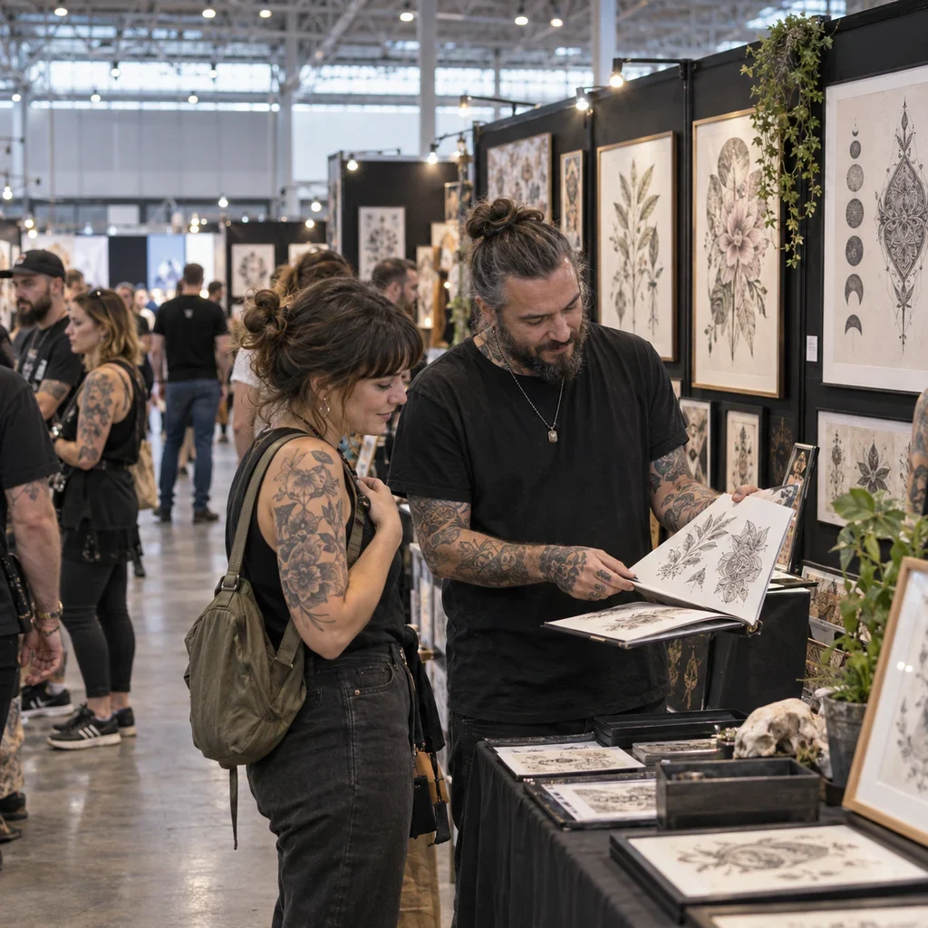 Ve a una convención de tatuajes