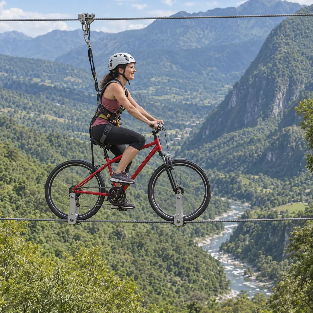 Pedalea en bicicable