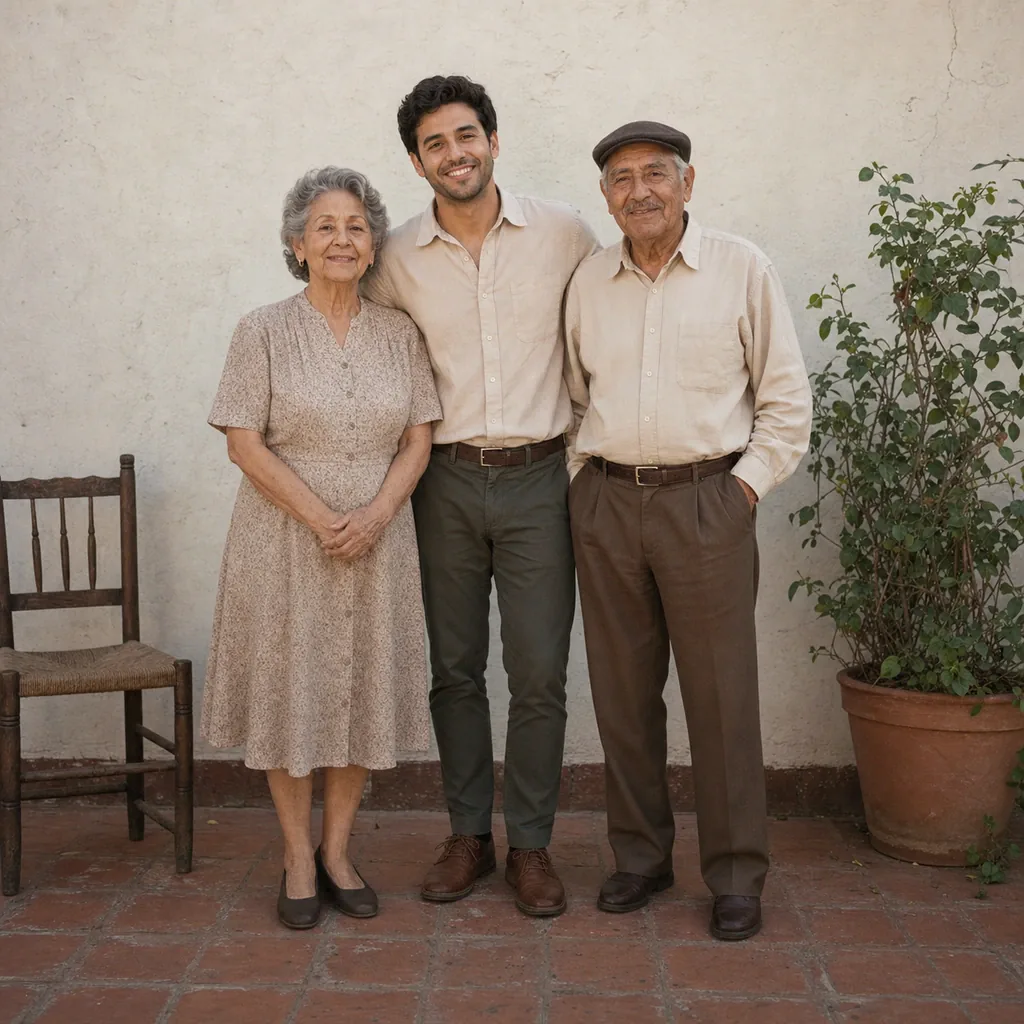 Foto Antigua con tus Abuelos