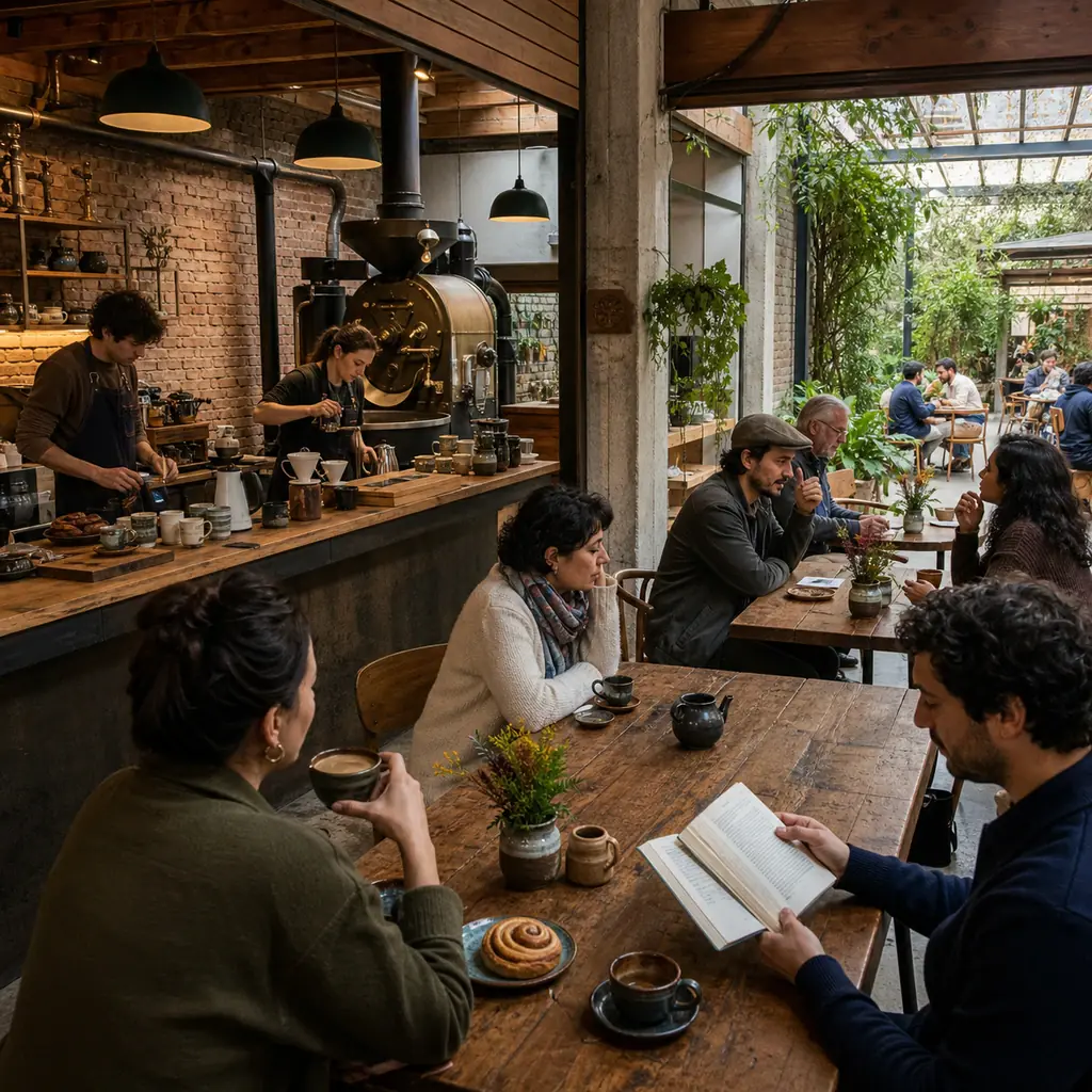 Recomienda una cafetería